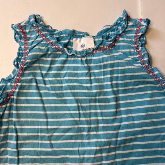 Hanna Andersson 100% Cotton Striped Tank 110 - Picture 2 of 4